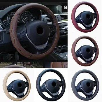 

Universal Car Steering-wheel Cover 38CM Car-styling Sport Auto Steering Wheel Covers Anti-Slip