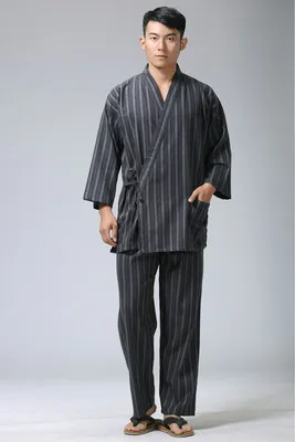 Cotton Yukata Japanese Kimono Traditional Japanese Men's Clothing ...