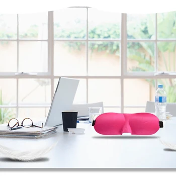 

3D Eyeshade Sleep Mask Sleeping Eye Mask Cover Soft Blindfold Travel Rest Portable Eyepatch