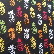 Красивые см 110 см Широкий ананас хлопок ткань красочные ананас печати хлопок с DIY лоскутное Вышивание платье костюмы
