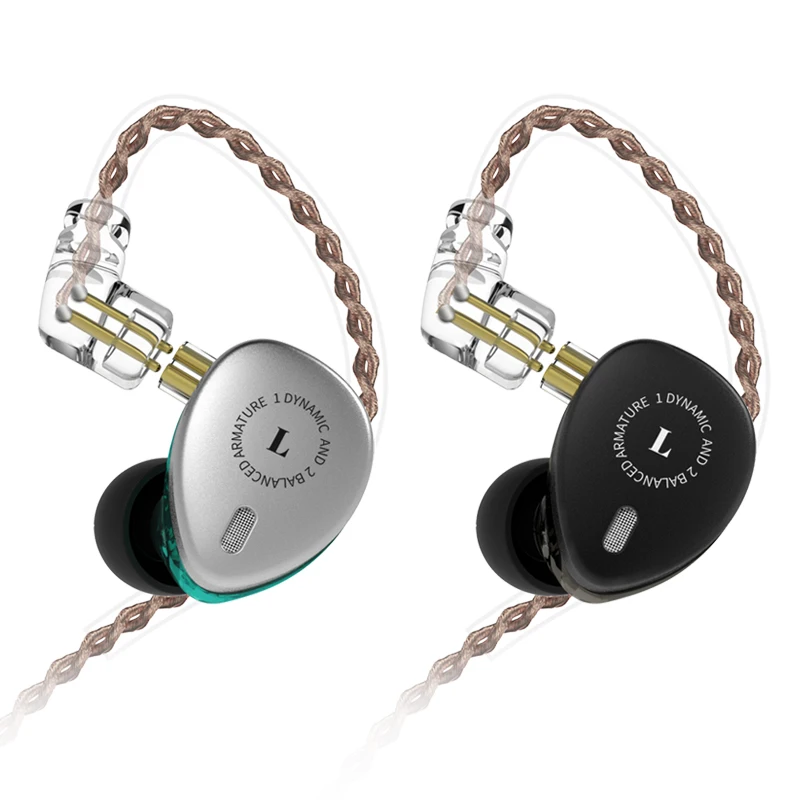 2019 KBEAR KB06 2BA + 1DD гибридные наушники вкладыши HIFI спортивные с 3 5 мм MMCX гарнитура для