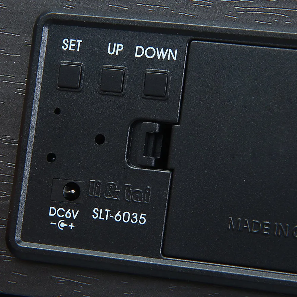 Цифровой светодиодный Будильник Despertador управление звуком USB/AAA дисплей температуры электронные настольные часы Дерево домашний декор
