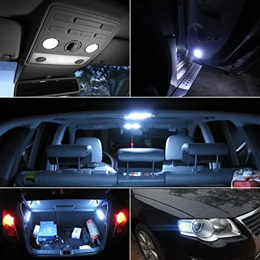 1 шт. светодиодный автомобисветильник Светодиодная лампа T10 10 SMD 5630 5730 W5W WY5W 501 12