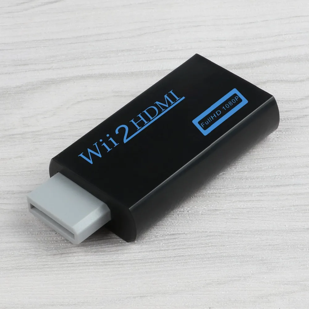 Amkle Wii to HDMI Adapter Converter Support 720P 1080P FullHD with 3.5mm Audio Jack Wii2HDMI Adapter for HDTV Amkle Wii to HDMI Adapter Converter Support 720P 1080P FullHD with 3.5mm Audio Jack Wii2HDMI Adapter for HDTV