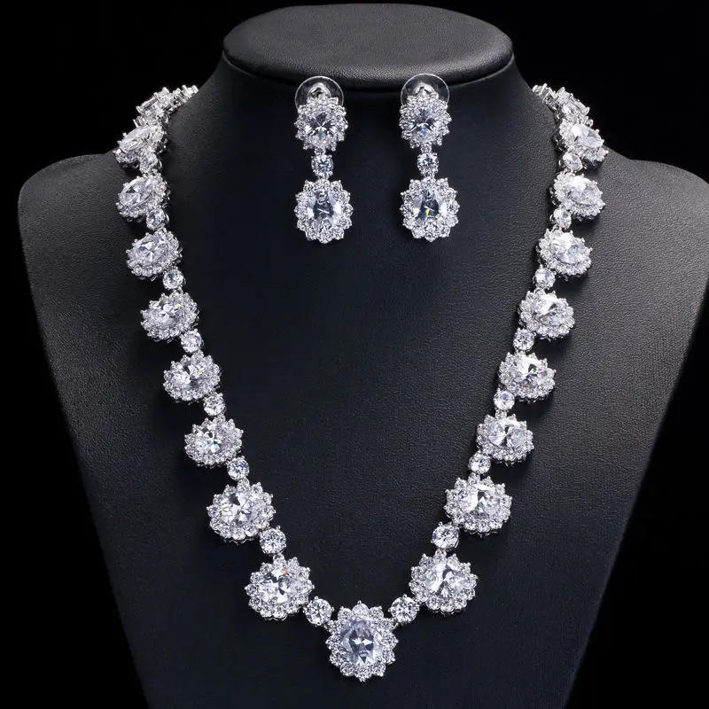 Charming Jewelry Set Classic Princess Kate Style Necklace Pendant