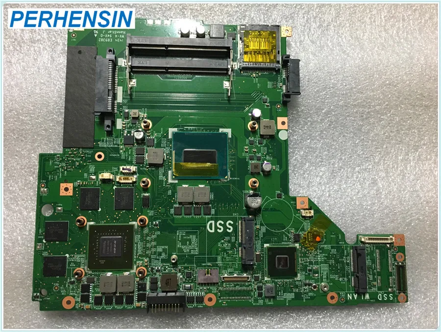 MS-16GF1 para MSI GE60 placa base de computadora portátil SR1Q0 I5 4210 GTX 850 M MS-16GF 100% perfectamente MS-16GF1 para MSI GE60 placa base de computadora portátil SR1Q0 I5 4210 GTX 850 M MS-16GF 100% perfectamente