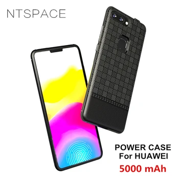 

NTSPACE Battery Charger Cover For Huawei Enjoy 7S 8 8 Plus Power Case 5000mAh Portable Power Bank Pack Back Clip Battery Case