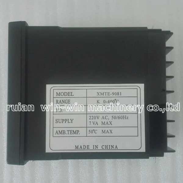 XMTE-9000 back side XMTE-9081 K type digital temperature controller connect the solid state relay (4)