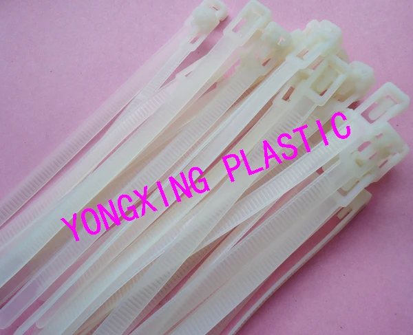 

100pcs/lot 7.0X100 reusable releasable cable tie nylon material 94V-2 bundle cable branch