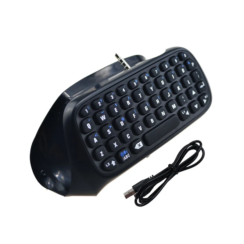  For PS4 Mini Bluetooth Wireless Keyboard Joystick Chatpad for Sony Playstation 4 For PS4 Controller