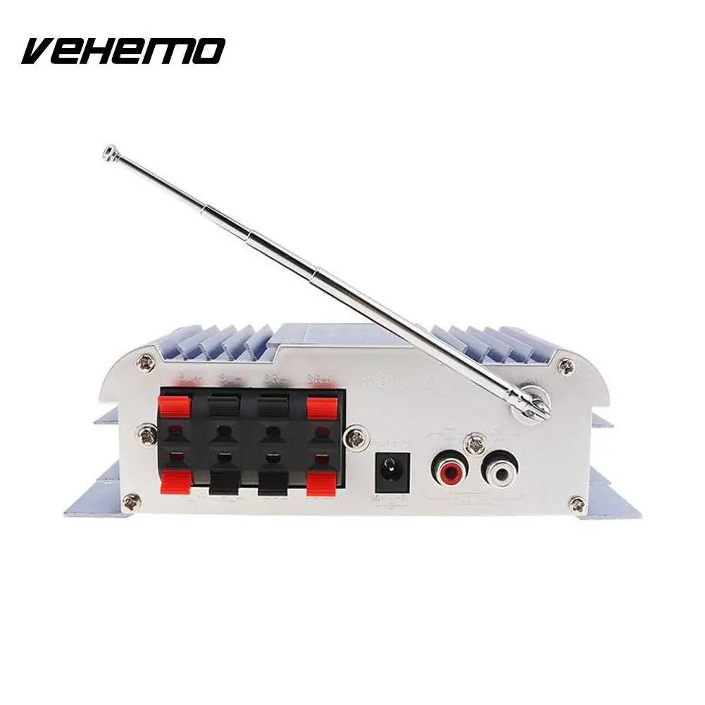 

Vehemo Hi-Fi 4*41W Car Amplifier Player Audio Amplifier Power Amplifier Multi-Function Portable Automobile 4 Channels