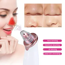 4 In 1 Vacuum Electric Blackhead Inhaler Removal Pore Cleaner Skin Acne Spot Cutin Face Deep Cleansing Device Black Head 2Colors
