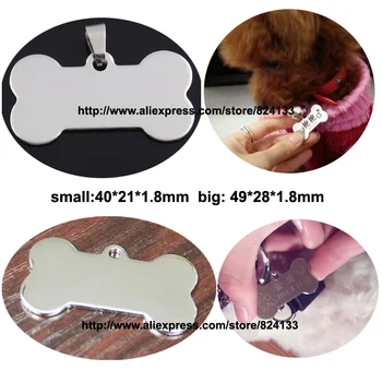 

Cheap Wholesale!Having Stocks!Stainless Steel Bone Design Dog Tag Engraved Pet Id Tag Pendant Collar,Free Shipping Tags For Pet