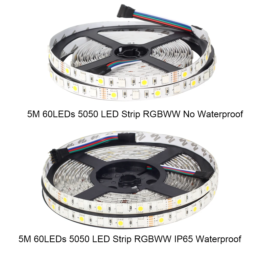 Светодиодная лента DV12V 5050 RGB IP20/IP65 Водонепроницаемый 5 м/рулон 300 светодиодов