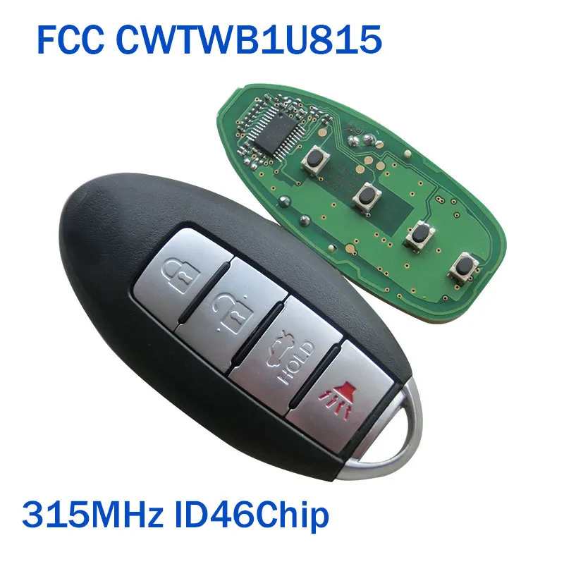 

Smart Remote Key for NISSAN Teana Altima Maxima for Infiniti FCC ID CWTWB1U815 Door Lock