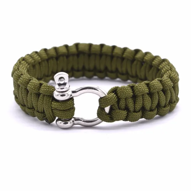 2016 new popular army men's bracelet outdoor sports life fly Bracelet