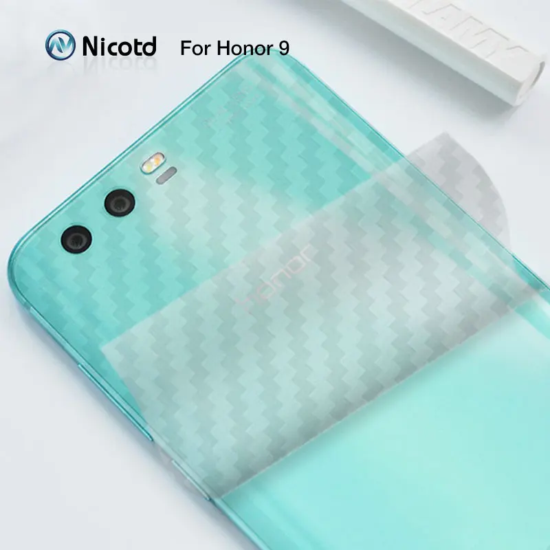 

Nicotd 3D Carbon Fiber Protective Back Film For Huawei Honor 20i 10i 10 9 7C 7X Rear Screen Protector for Honor 8X V20 6X 9 lite
