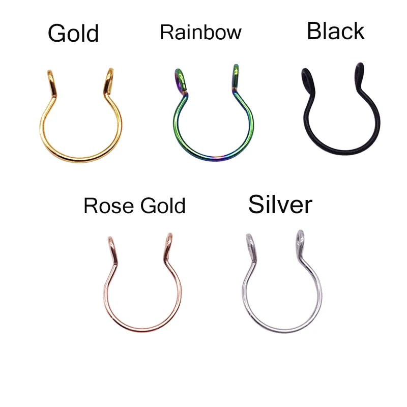5-Colors-Available-Fake-Faux-Septum-Ring-Hoop-Fake-Nose-Ring-Fake-Piercing-Cilp-On-Nose (1)