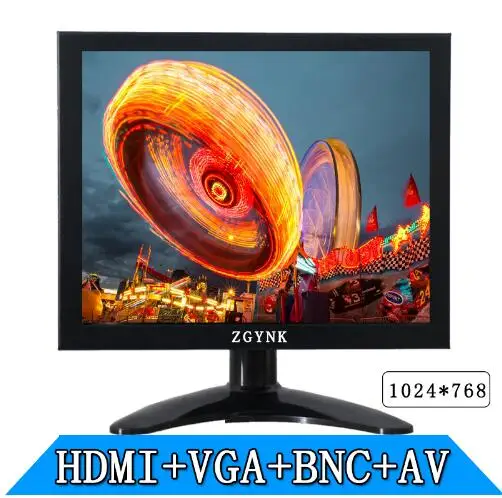 Free shipping 8 inch TFT LED monitor industrial safety HDMI BNC AV VGA LCD computer monitors hd 1024 x768 | Компьютеры и офис