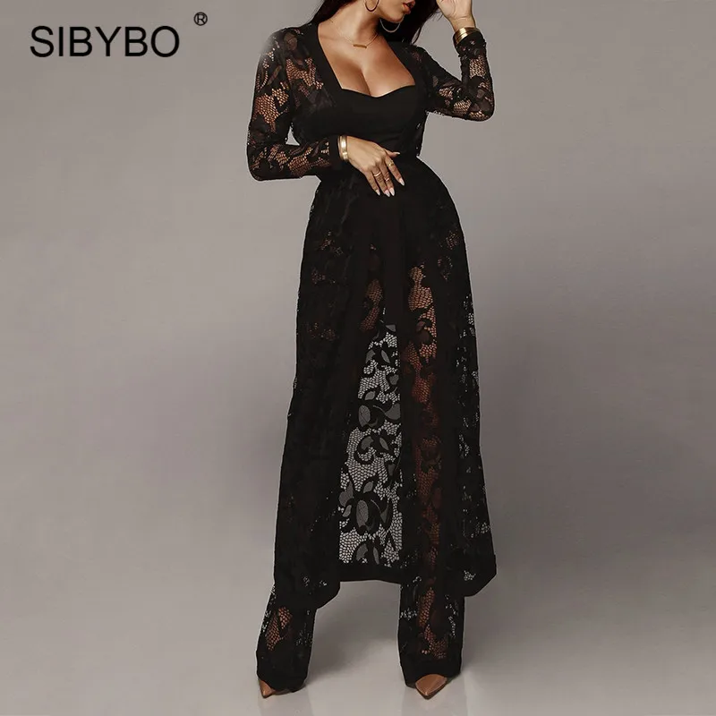 Glamaker-White-lace-floral-3-set-sexy-jumpsuit-Women-strapless-sash-long-playsuit-Party-winter-outwear (2)