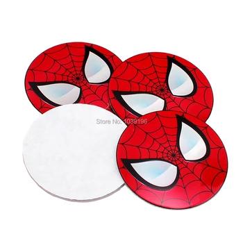 

4 x Car Styling Spiderman 3D Metal Chrome Aluminium Alloy Wheel Center Cap Stickers Wheel Hub Cap Decals Emblem Badges Stickers