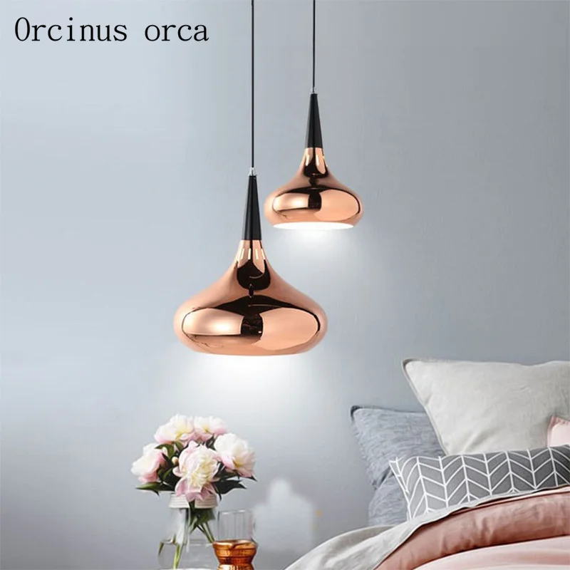 

Nordic retro Iron Chandelier clothing store bar balcony corridor simple creative Chandelier free shipping