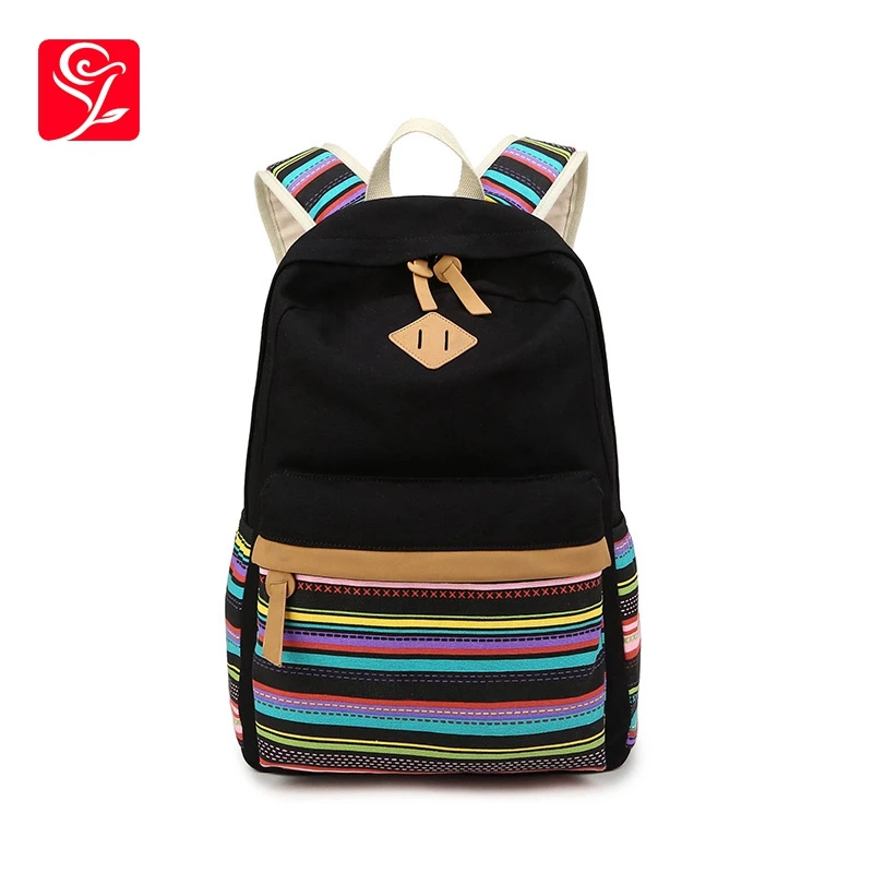 

2019 New Canvas Laptop Ladys Backpack Small School Bag Notebook Backpacks For Teenage Girls Casual High Quality Female Mochila