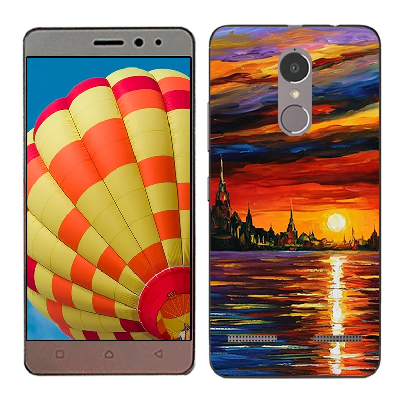 Чехол для lenovo K6, Мягкий ТПУ силиконовый чехол, чехол с масляным рисунком, Ультратонкий чехол для lenovo K6, чехол для телефона - Цвет: 14