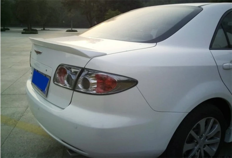 Спойлер для Mazda 6 2003- высокого качества ABS Авто Задние Спойлеры-крылья автомобильные аксессуары