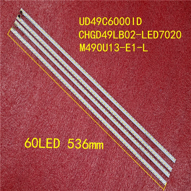 100% новый для changhong 49 &quotТВ подсветка бар подходит UD49C6000ID экран: m490u13-e1-l60 лампа 536 мм