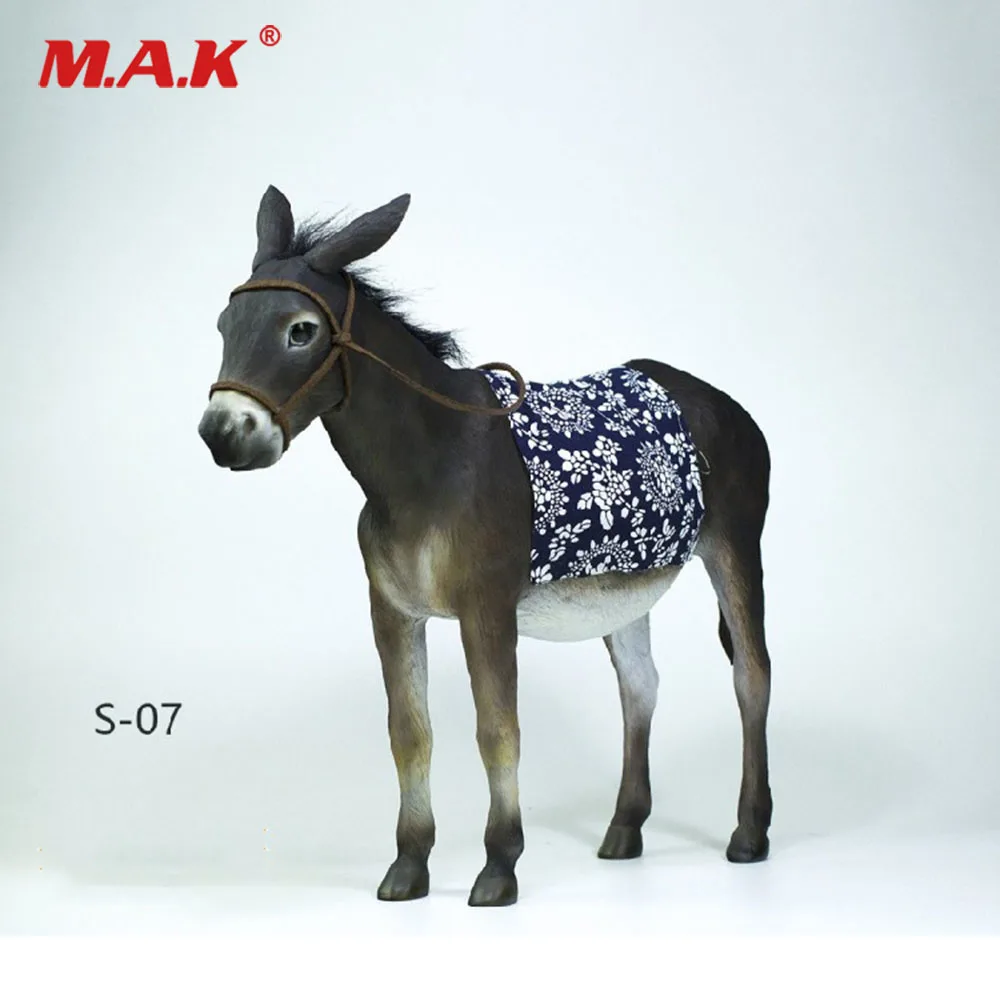 

1/6 Scale Figure Scene Accessories S-07 Donkey Brown/Black Colors Model for 12 inches Soldier Action Figure