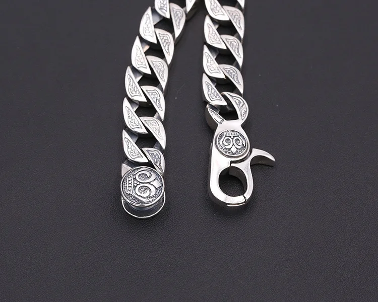 Starfield S925 Стерлинговое тайское серебро ювелирные изделия винтажные мужские креативные весенние отверстия Популярные браслеты и браслет