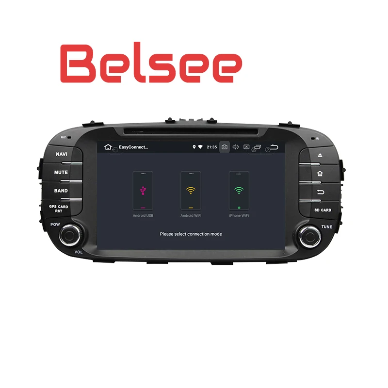 Автомагнитола Belsee для Kia Soul Android 8 0 Восьмиядерный процессор PX5 4 Гб Авторадио