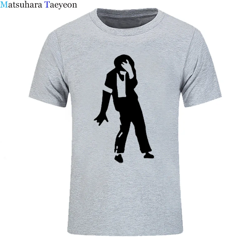 T-shirt musical superstar Men Michael Jackson Summer Style Cotton Short Sleeve T Shirt Funny Tee Mans Clothing t shirt Brand
