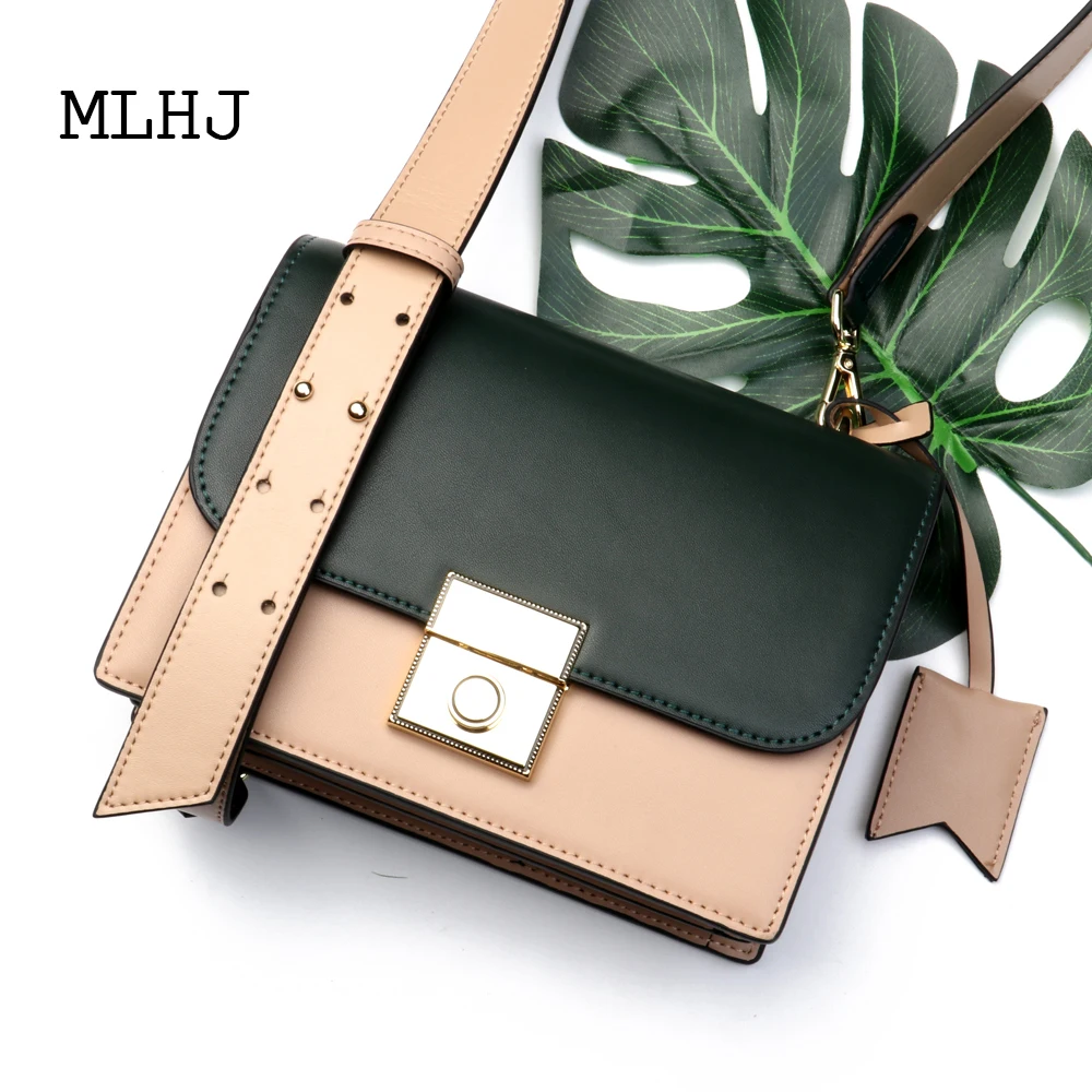 

MLHJ crossbody bags for women 2018 New contrast color fashion shoulder messenger bag
