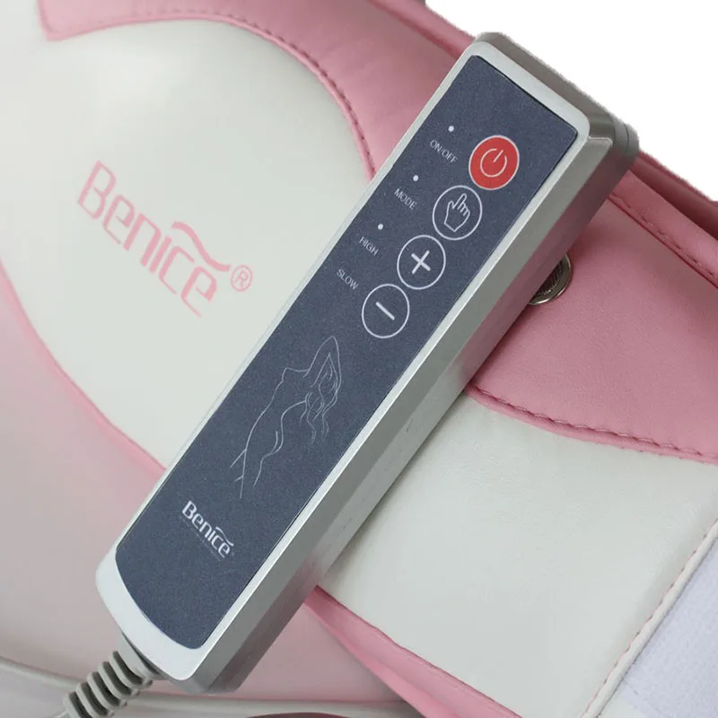 Benice Electric Vibrating Slimming Belt Body Shaper Fat Burning Massage Belt RELAX Vibrating Waist Weight Loss Device Red Color-2