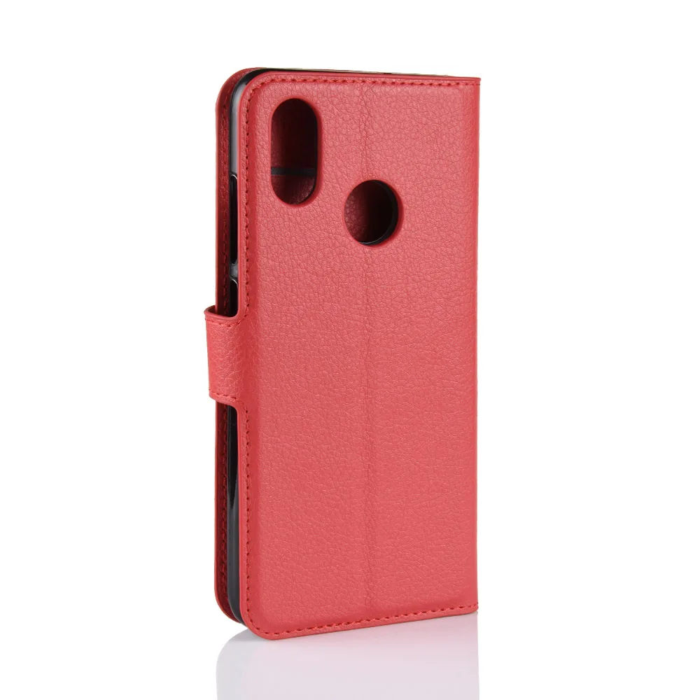 Кожаный чехол книжка с бумажником и бриллиантами для Redmi note 7 6 pro телефона Xiaomi