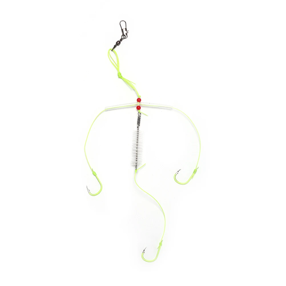 Carp Fishing Feeder Fishing Bait Lure Cage with 3 Line Hooks Carp Feeder Fishing Tackle Accessories