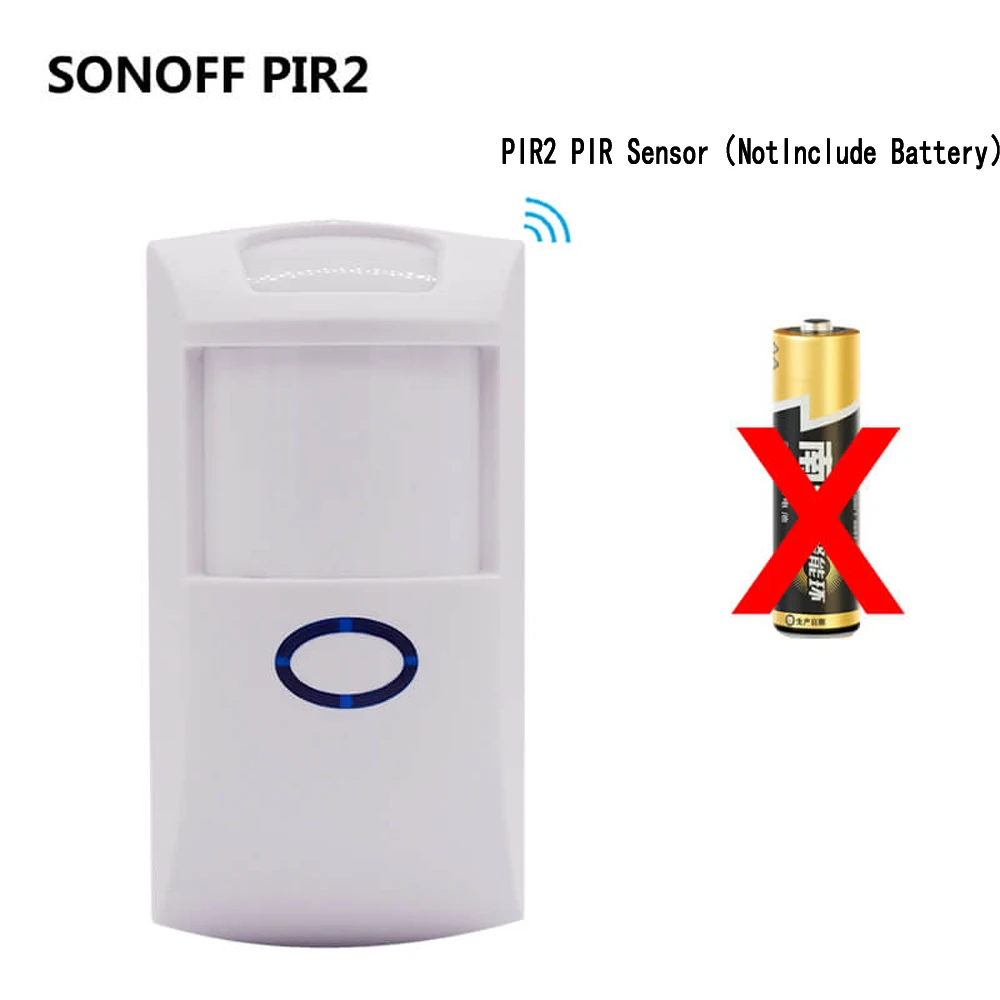 Sonoff РЧ мост 433 МГц Wifi беспроводной преобразователь сигнала PIR 2 датчик+ DW1 дверной и оконный датчик сигнализации умный дом автоматизация - Цвет: RIR2