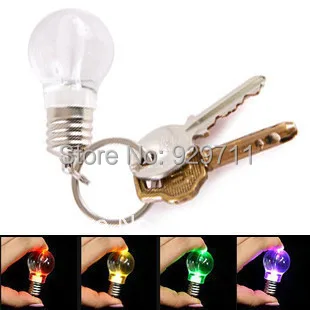 50PCS Seven color key bulb Keychain unbreakable creative led | Лампы и освещение