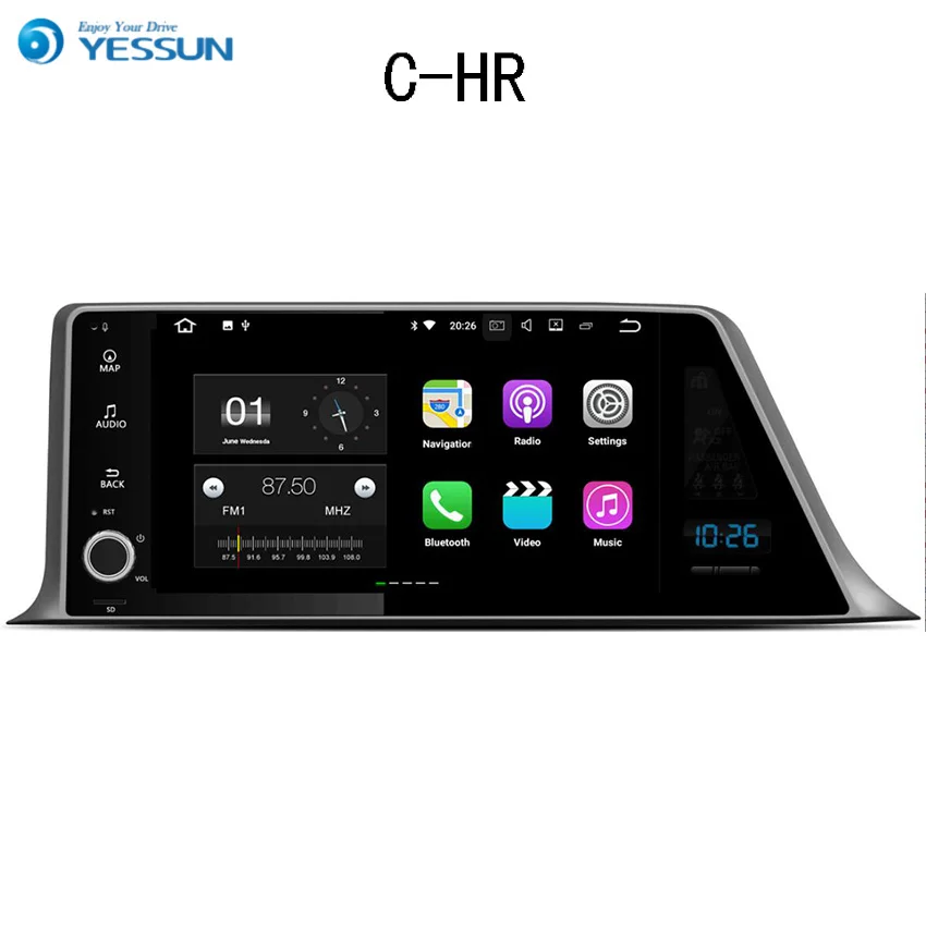 

YESSUN Car Navigation GPS Android For Toyota C-HR 2006~2017 Audio Video HD Touch Screen Stereo Multimedia Player No CD DVD