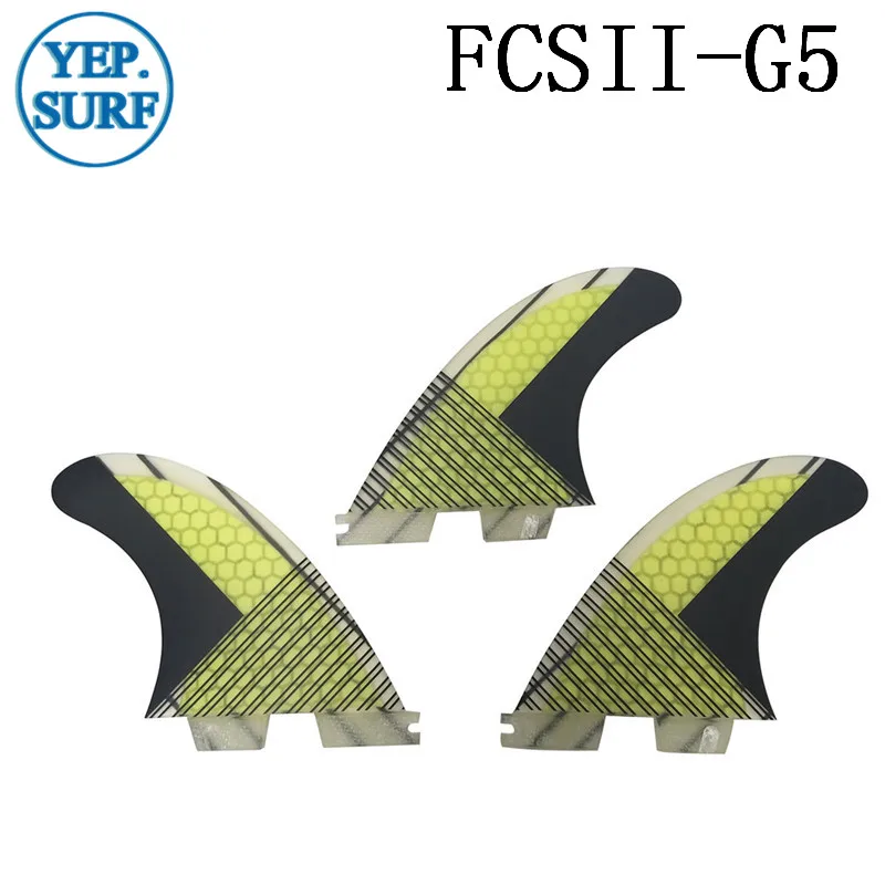 Плавники для доски серфинга FCS2 G5 сотовые плавники набор трехплавников FCSII из