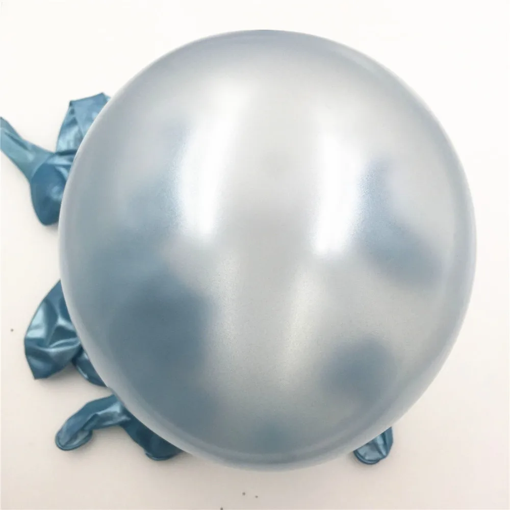 50 шт. 10 дюймов украшение для торжества латексные воздушные шары надувные воздушные шары День рождения воздушный шар на Хэллоуин 1,5 г баллон детский душ - Цвет: light blue