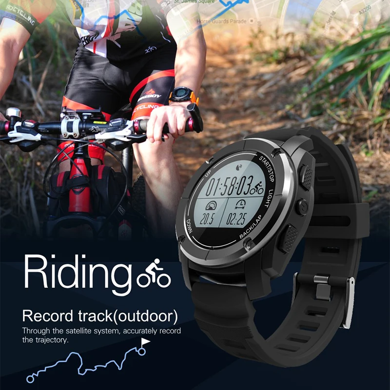 Gps Смарт часы для мужчин спортивный браслет S928 Smartwatch монитор сердечного ритма