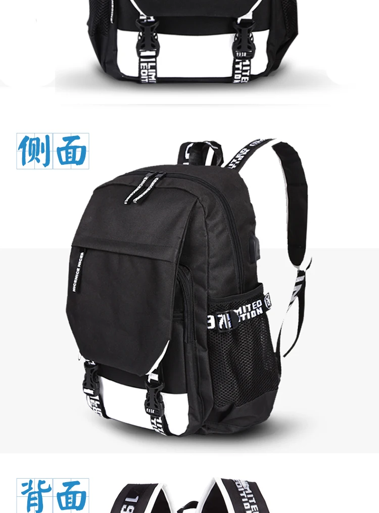 DitF DARLING в FRANXX аниме печати рюкзак ICHIGO Мику ZERO два Cos для женщин Backapck USB школьные ранцы для подростков обувь девочек