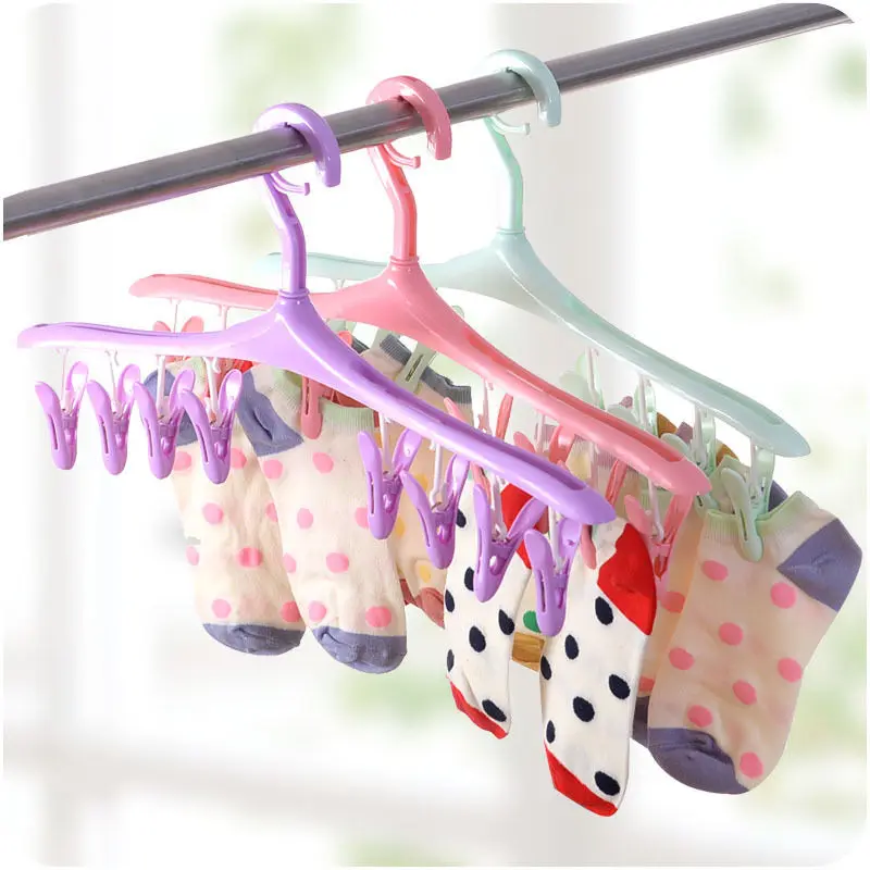Multiple Hanger 1 pc Space Saving Hanger Plastic Cloth Hanger Hook