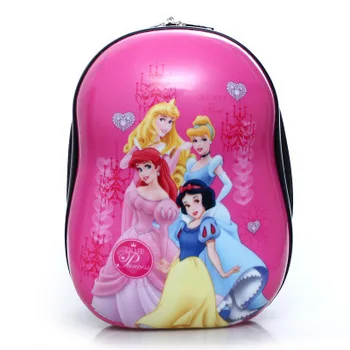 

2019 Cute Cartoon Elsa Primary Children School Bags For Girls 3D Printing Waterproof Hard Shell Kids Orthopedic Backpacks