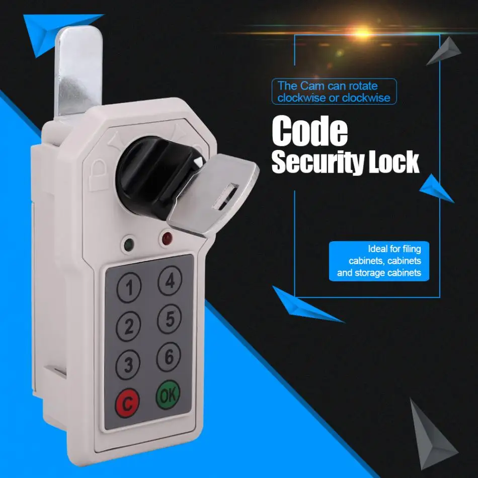 6 цифровая комбинация Cam шкафчик замок Пароль безопасность кодовый замок замки для шкафов для домашнего офиса Funiture armario