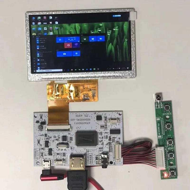 Плата драйвера HDMI + Аудио ЖК дисплея 4 3 дюймовая панель 480*272 USB 5 в комплекты DYI для