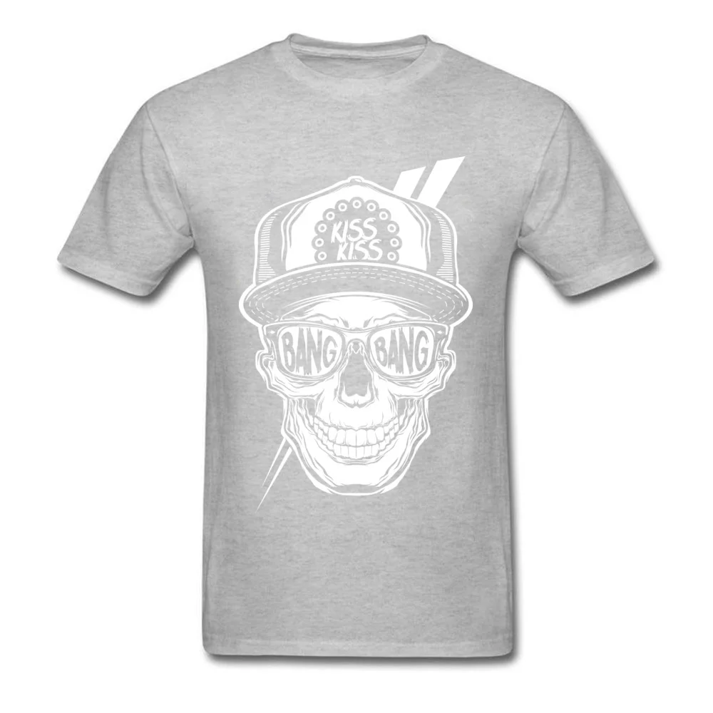 Street Kiss Kiss Bang Bang Casual Short Sleeve Autumn Tees 2018 Newest Crewneck 100% Cotton Tops Shirt Men T-Shirt Kiss Kiss Bang Bang grey